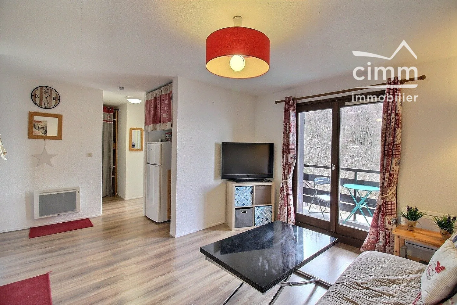Appartement 3 pièces meublé à Saint-Gervais-les-Bains avec vue Mont-Blanc 