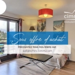 Appartement 3 pièces meublé à Saint-Gervais-les-Bains avec vue Mont-Blanc