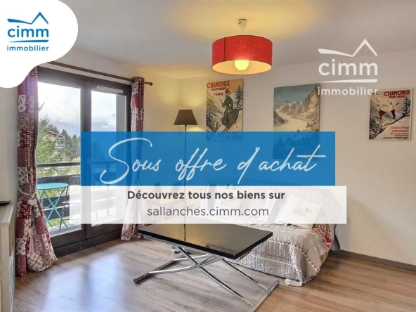Appartement 3 pièces meublé à Saint-Gervais-les-Bains avec vue Mont-Blanc