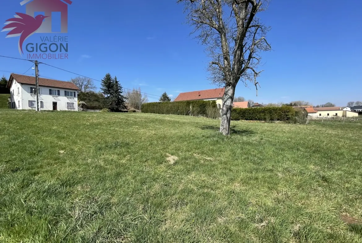 Terrain constructible à Fontaine avec vue dégagée - 13 ares 
