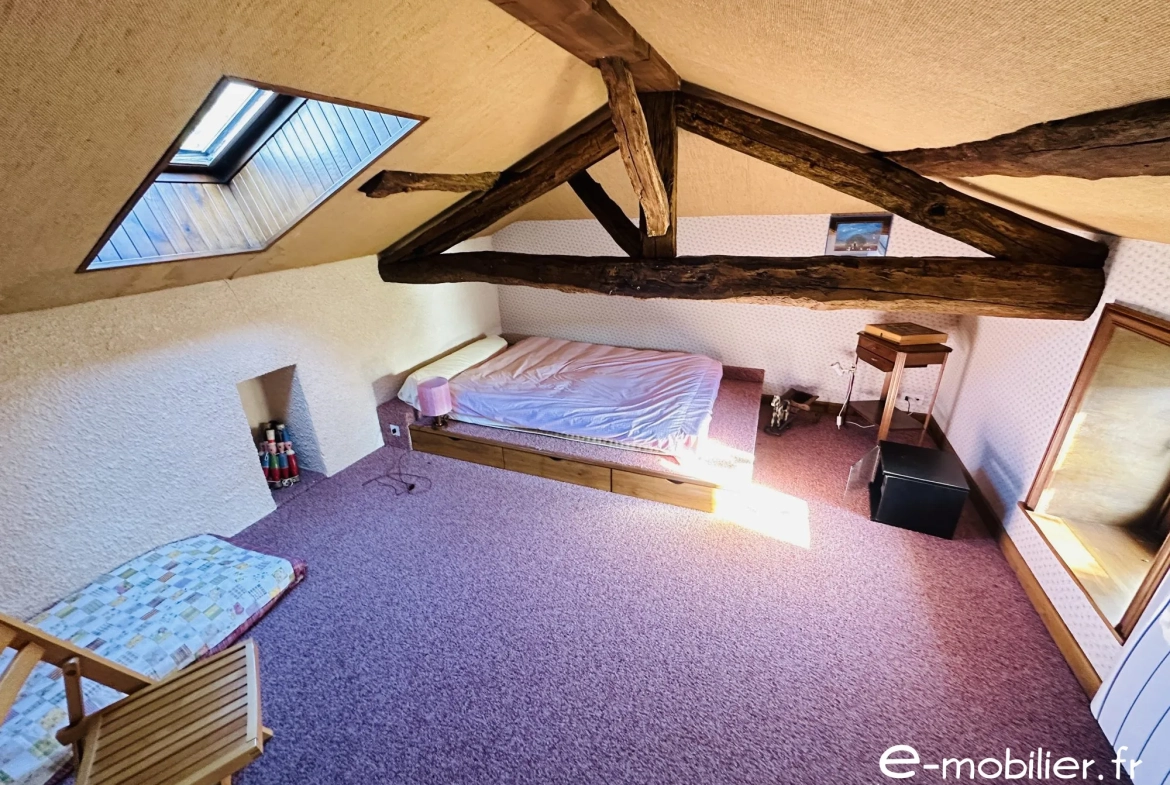 Maison à vendre à Charlieu de 172 m² avec grand terrain et charme authentique 