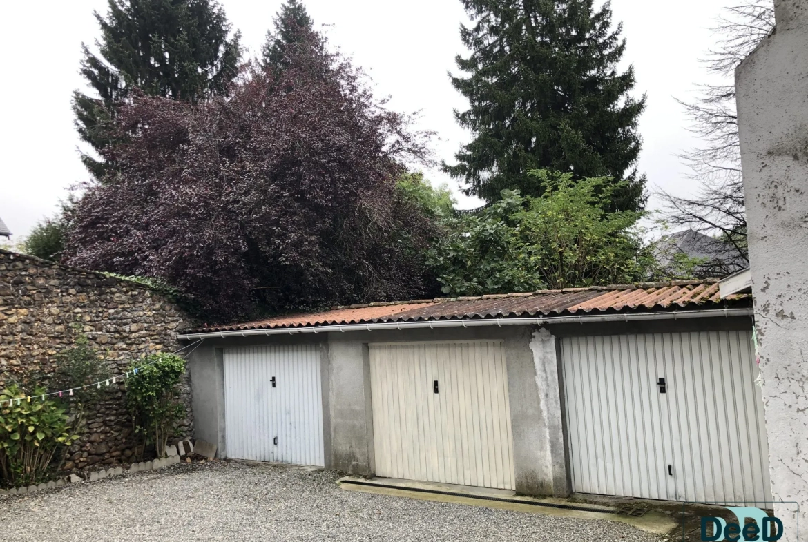 Immeuble à vendre à LANNEMEZAN avec potentiel locatif et garages 