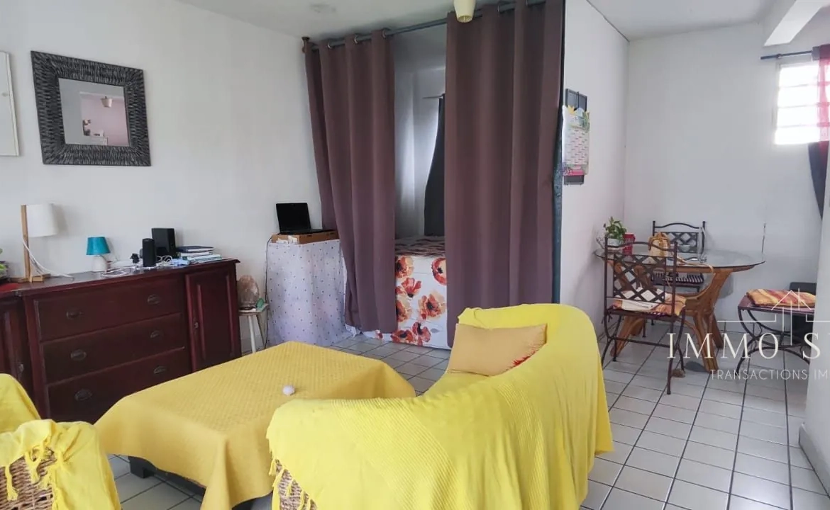 Appartement 38 m² avec balcon à Pointe-à-Pitre, centre-ville, investissement ou résidence 