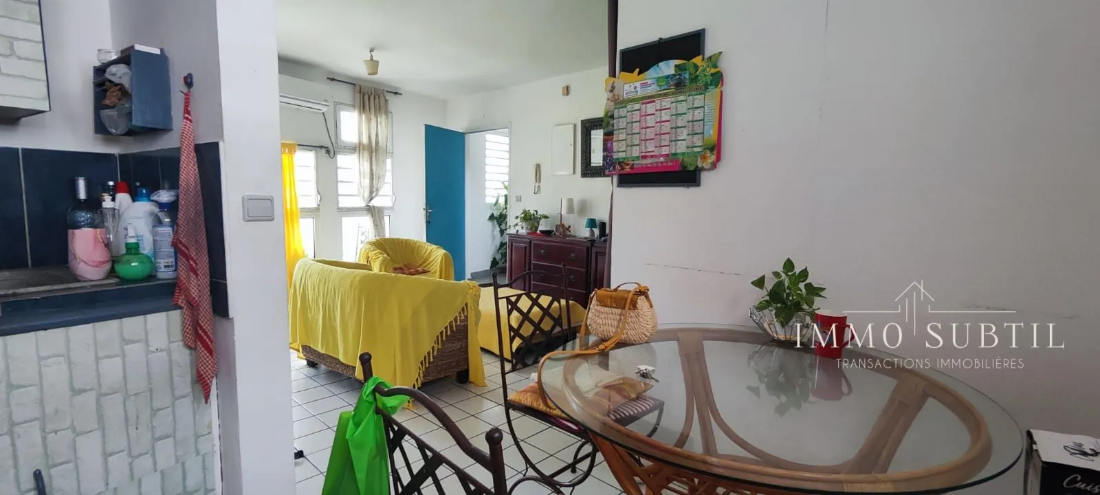 Appartement 38 m² avec balcon à Pointe-à-Pitre, centre-ville, investissement ou résidence 