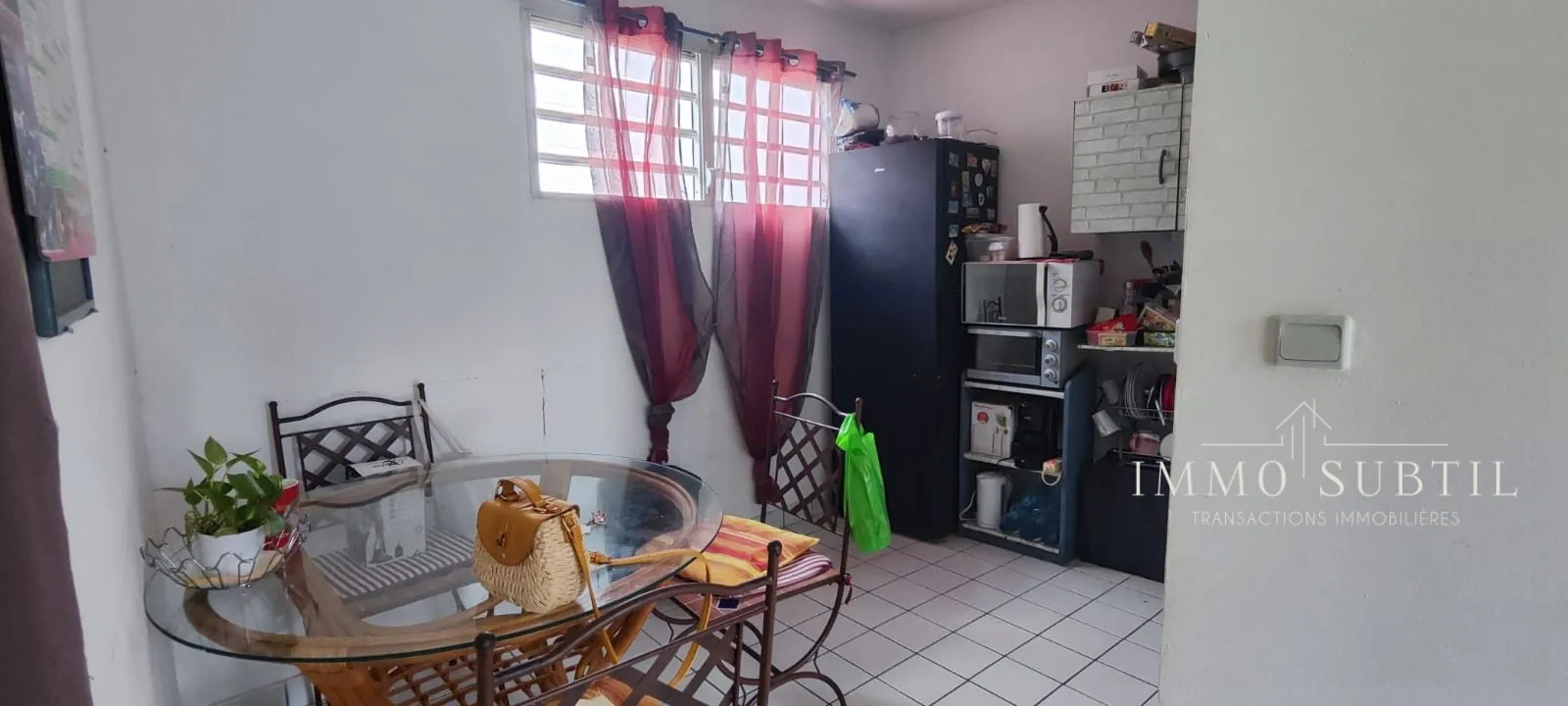 Appartement 38 m² avec balcon à Pointe-à-Pitre, centre-ville, investissement ou résidence 