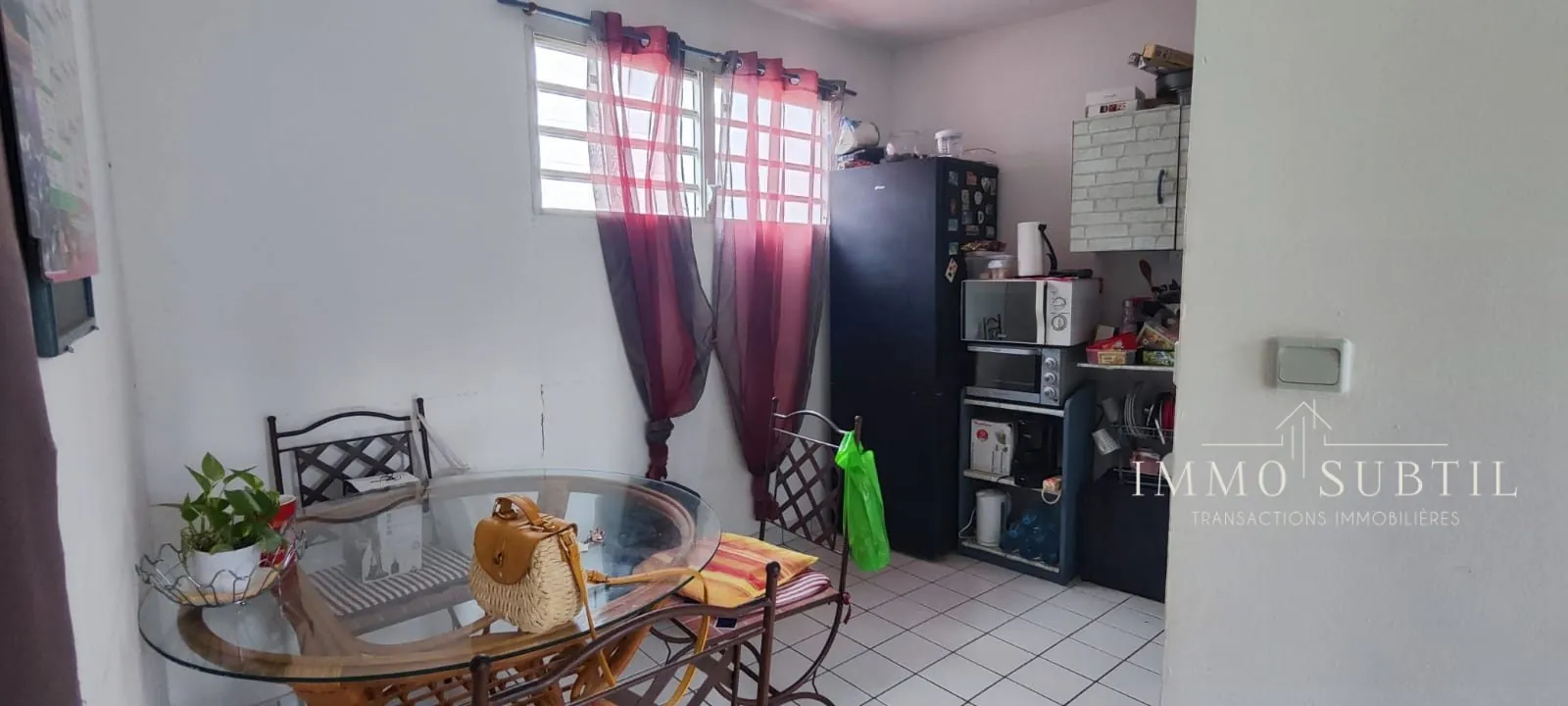Appartement 38 m² avec balcon à Pointe-à-Pitre, centre-ville, investissement ou résidence 