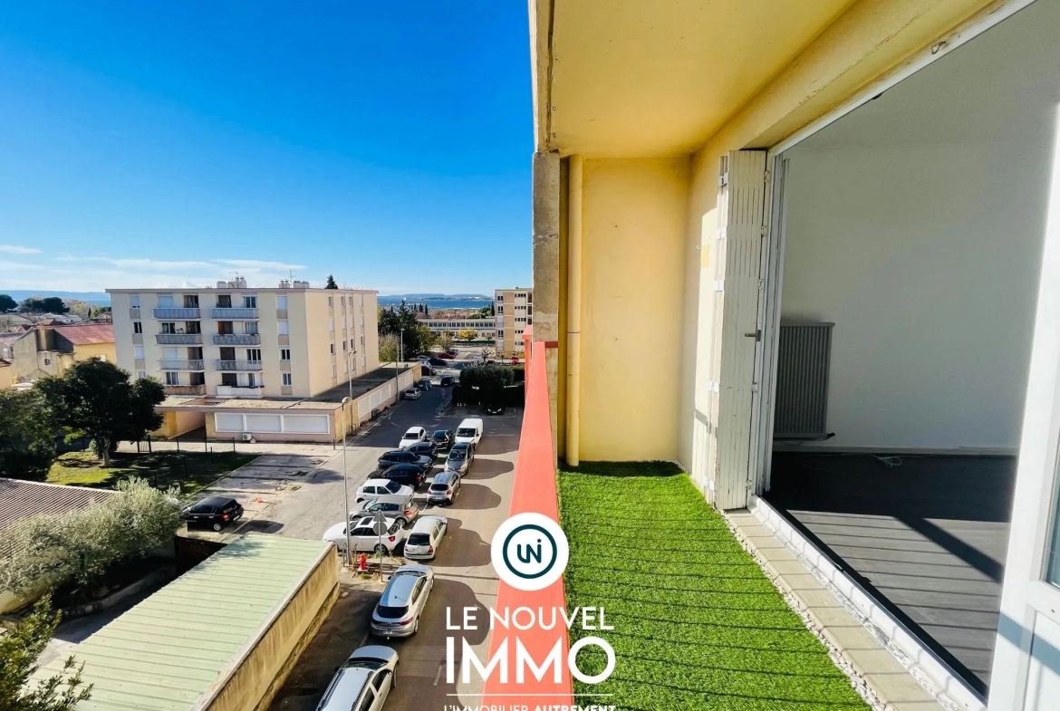 Appartement T3 lumineux de 71 m² avec balcon et cave à Rognac 