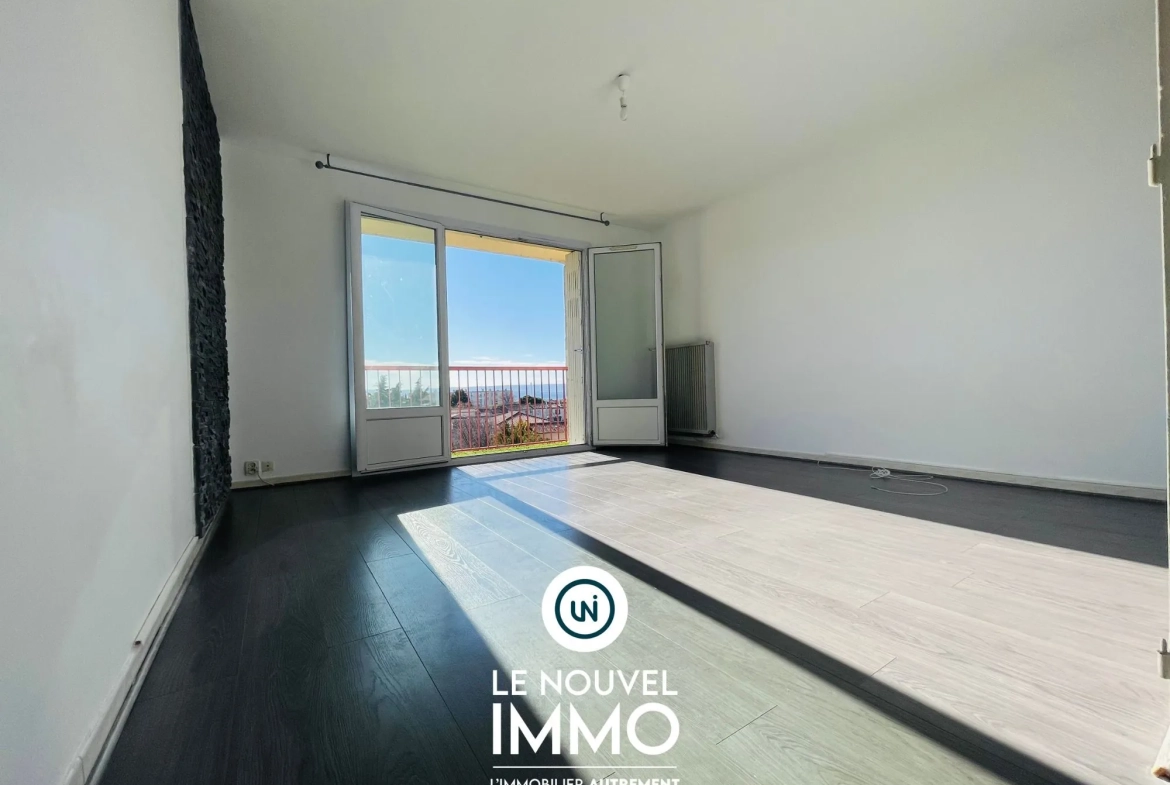 Appartement T3 lumineux de 71 m² avec balcon et cave à Rognac 