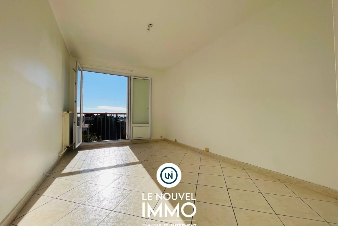 Appartement T3 lumineux de 71 m² avec balcon et cave à Rognac 