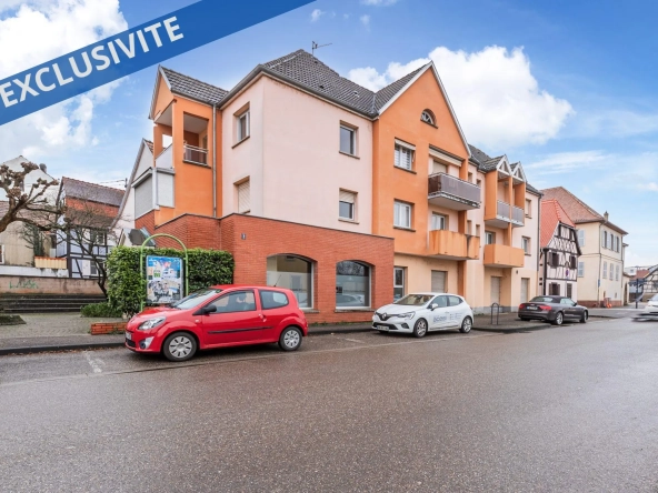 Spacieux Duplex à Erstein avec potentiel de rénovation et vue dégagée