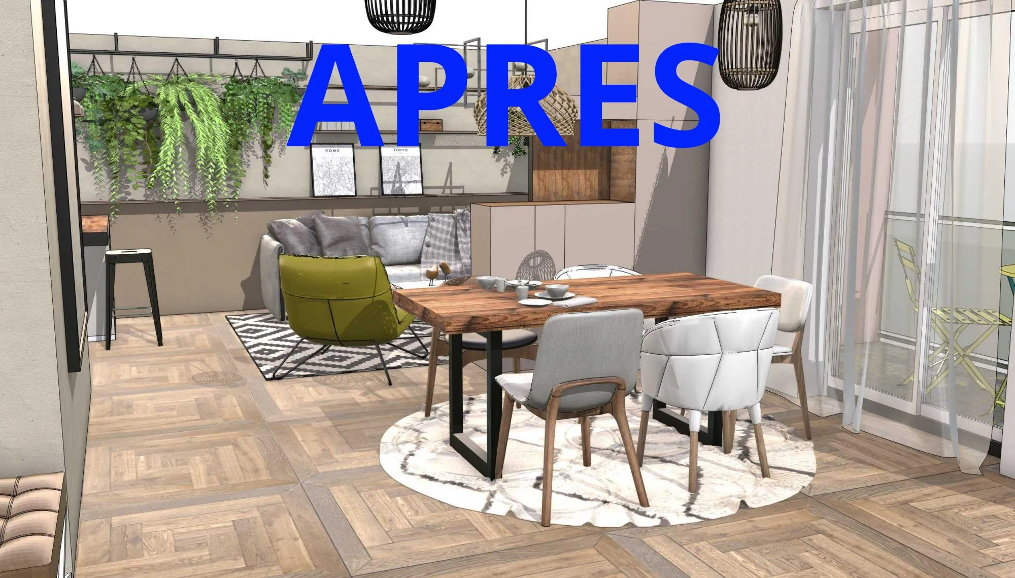 GRANDE PIECE DE VIE LUMINEUSE Spacieux Duplex à Erstein avec potentiel de rénovation et vue dégagée 