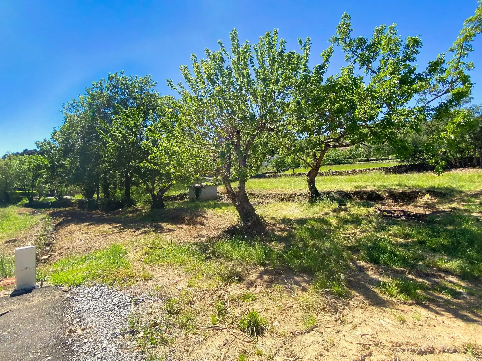 Terrain constructible de 883 m² à Mercuër, proche d'Aubenas 