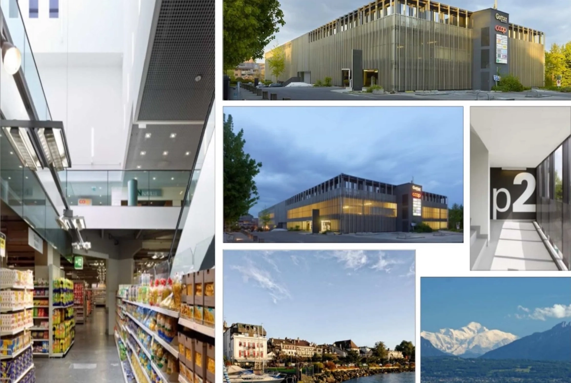 Surfaces commerciales à louer à Morges dans un centre commercial stratégique 