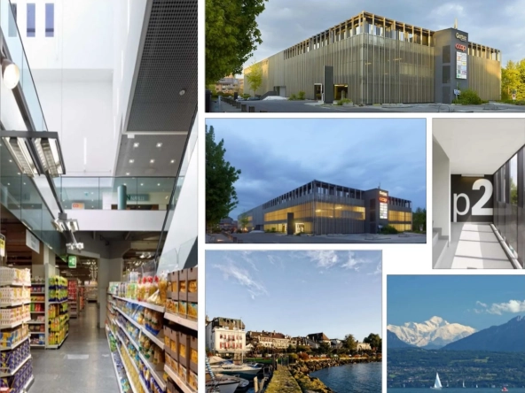 Surfaces commerciales à louer à Morges dans un centre commercial stratégique