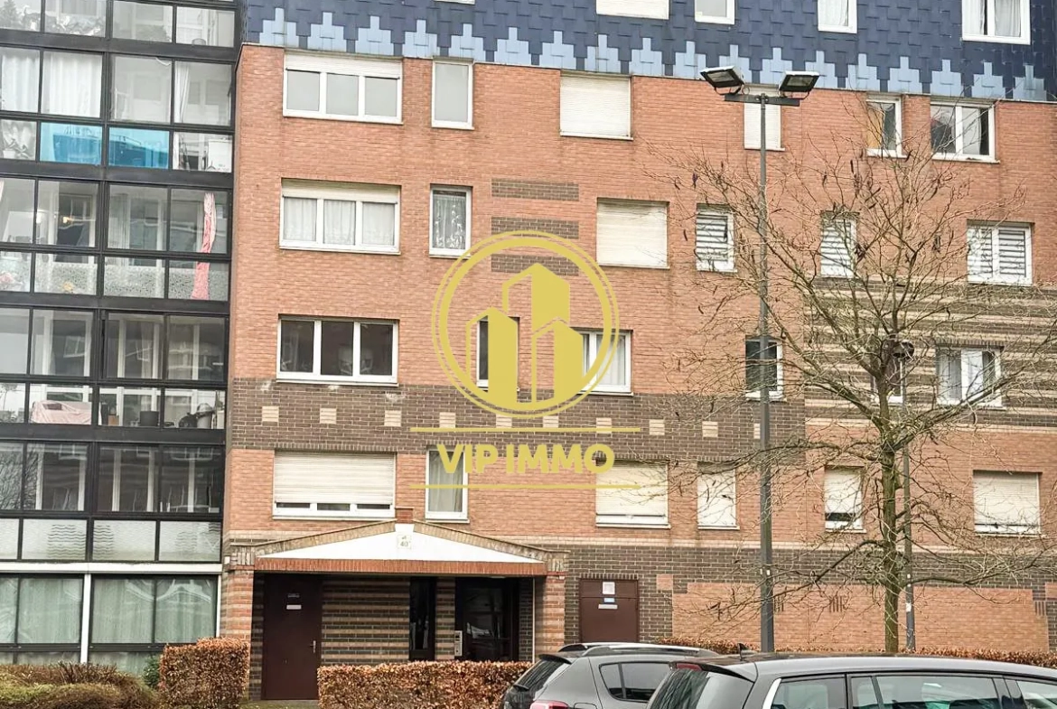 Appartement T2 de 50 m² avec cave à Villeneuve d'Ascq, proximité Lille 