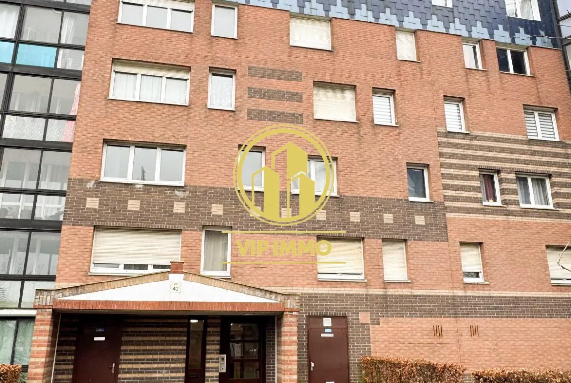 Appartement T2 de 50 m² avec cave à Villeneuve d'Ascq, proximité Lille 