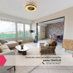 Appartement 3 Chambres avec Vue Exceptionnelle, Balcon et Garage à Valdoie