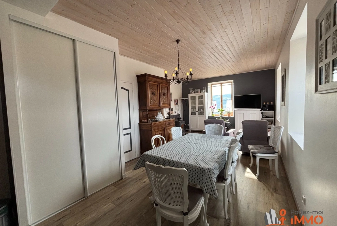 Maison en pierre à vendre à Sail sous Couzan - 96 m² avec terrain et vue dégagée 