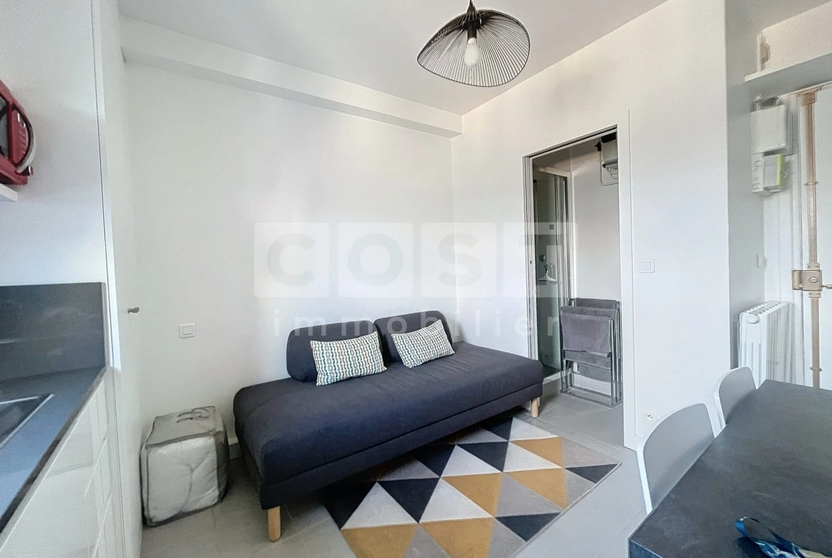 Studio à vendre à Paris 17e - Emplacement recherché et rénové, idéal investissement 