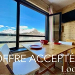 Studio rénové à Puy Saint Vincent 1600 avec vue imprenable sur la vallée