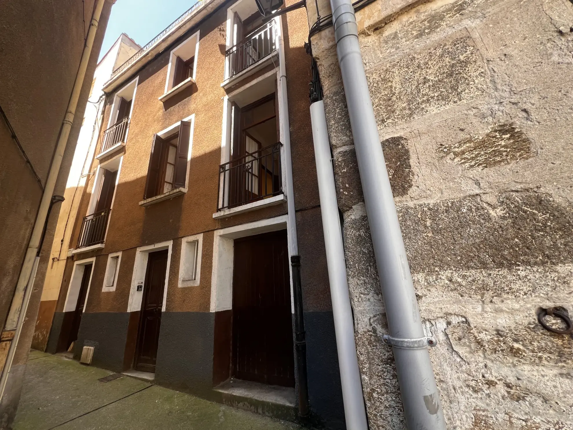 Maison de village à rénover à Arles-sur-Tech avec terrasse et vue 