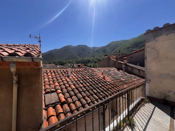 Maison de village à rénover à Arles-sur-Tech avec terrasse et vue