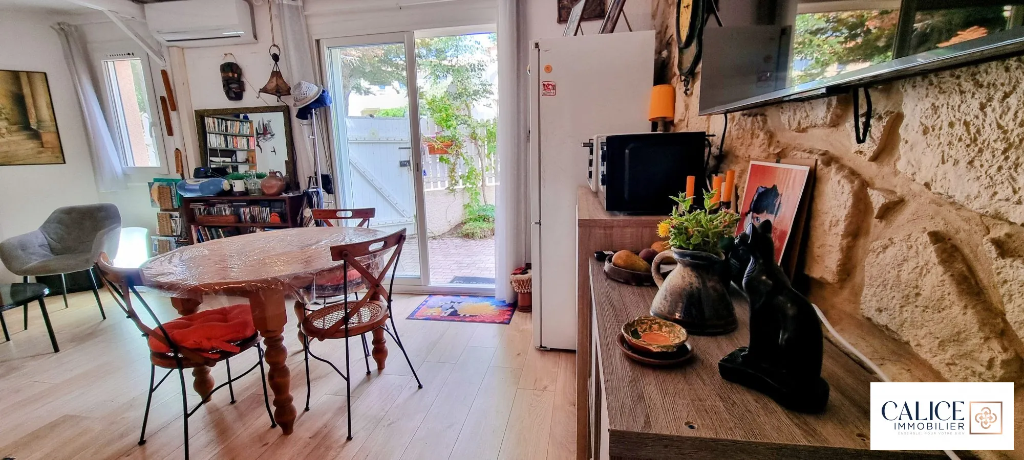 Appartement T2 à vendre à Sète à 400m de la plage avec jardin privé 