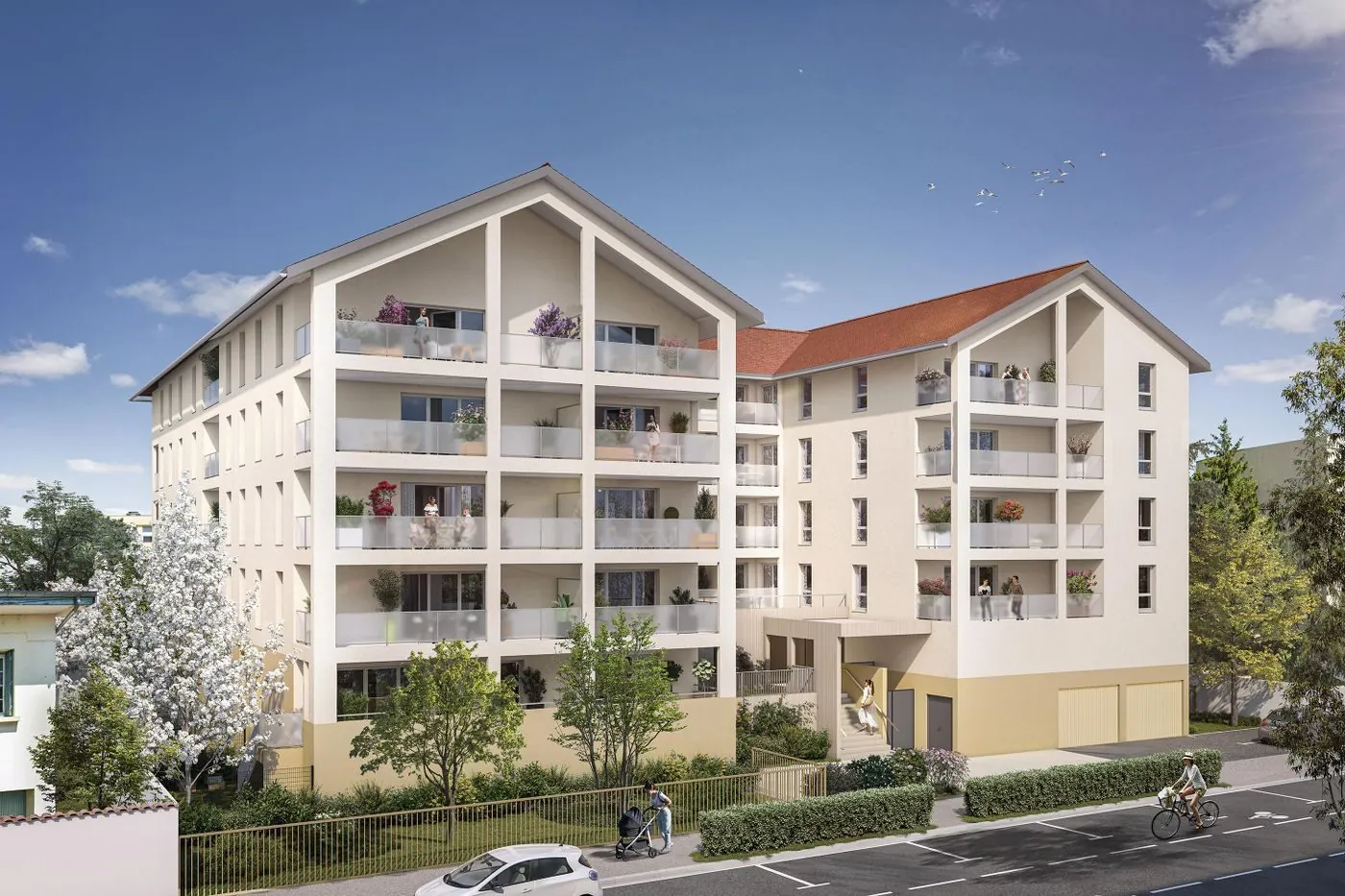 Appartement à Bourg-en-Bresse 2 pièces avec parking proche centre 