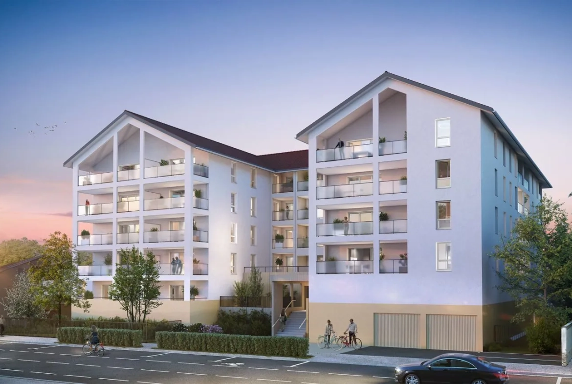 Appartement à Bourg-en-Bresse 2 pièces avec parking proche centre 