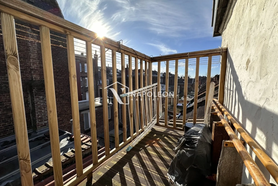 Appartements T2 à Lille avec balcon privé – Idéal pour habiter ou investir 