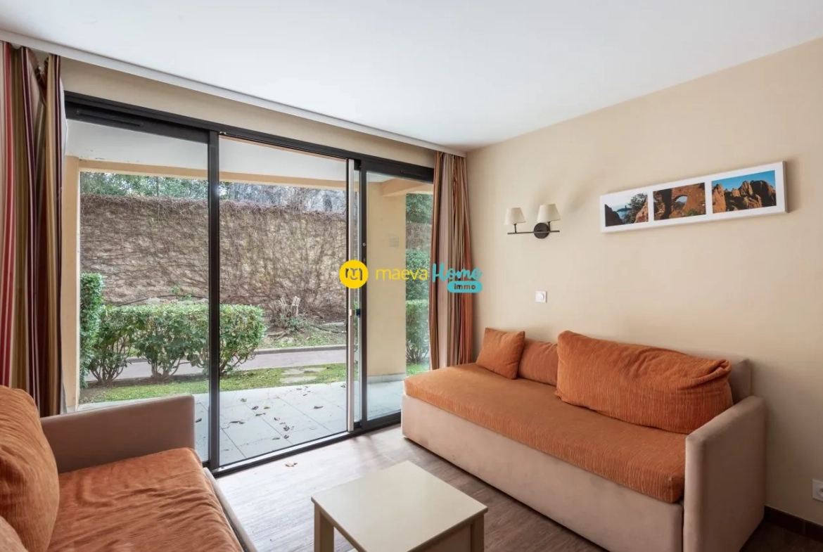 Appartement 3 pièces en rez-de-jardin avec vue mer à Cannes 