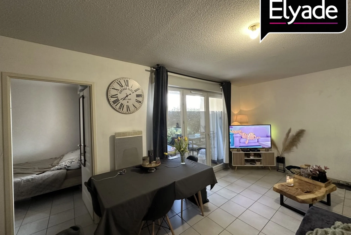 Appartement T2 à vendre à Toulouse avec terrasse et box, idéal investisseur 