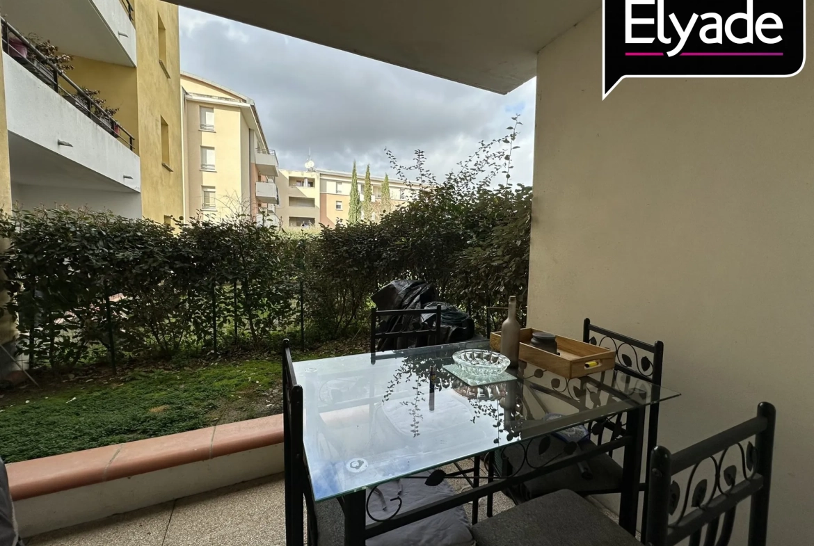 Appartement T2 à vendre à Toulouse avec terrasse et box, idéal investisseur 
