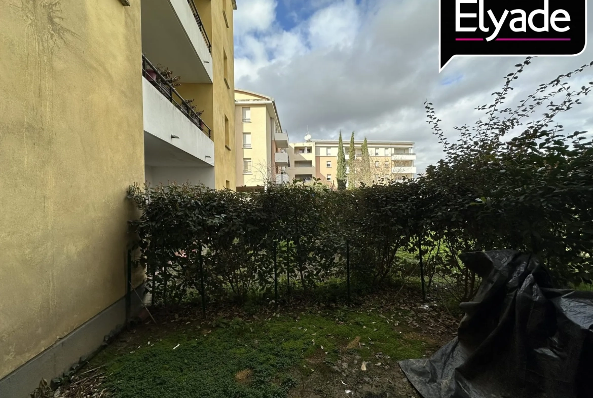 Appartement T2 à vendre à Toulouse avec terrasse et box, idéal investisseur 
