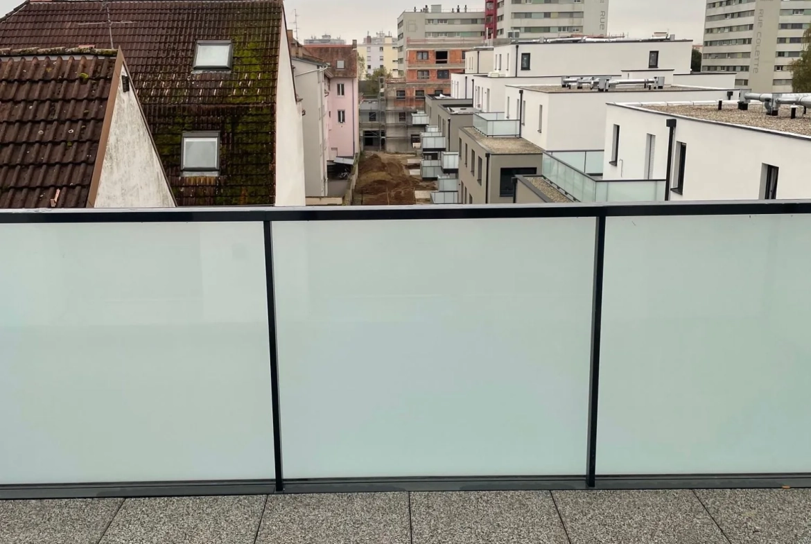 Appartement 2 pièces avec terrasse de 14 m² à Bischheim près de Strasbourg 