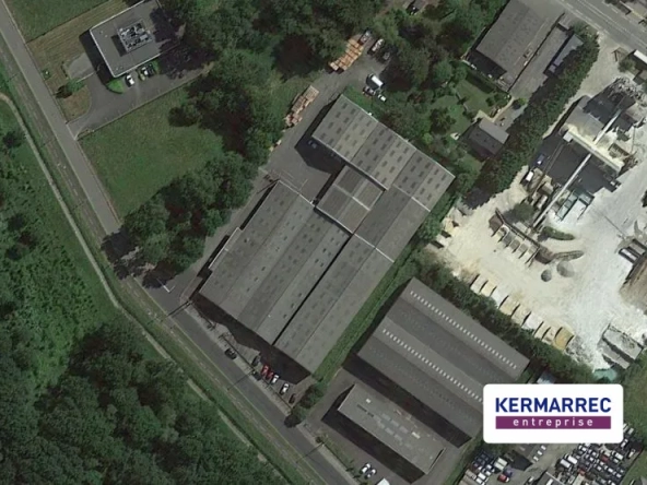 Cellule d'activité de 170 m² à vendre à Bruz - Bâtiment en brut de Béton