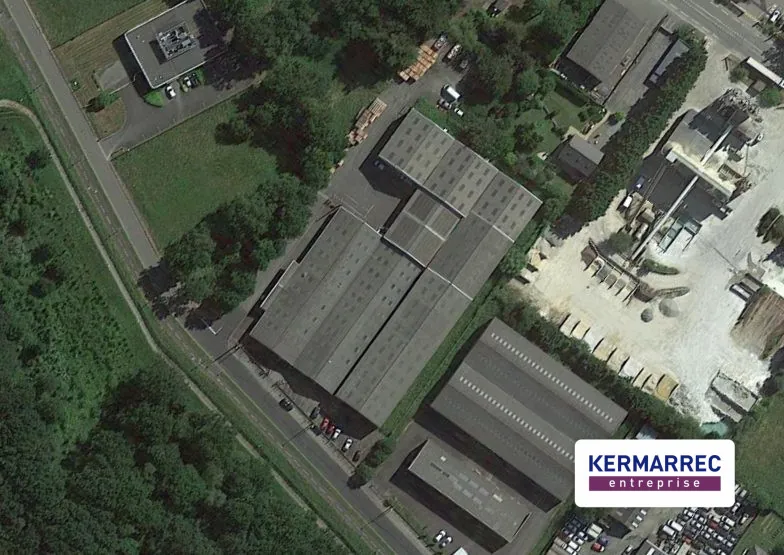 Cellule d'activité de 170 m² à vendre à Bruz - Bâtiment en brut de Béton 