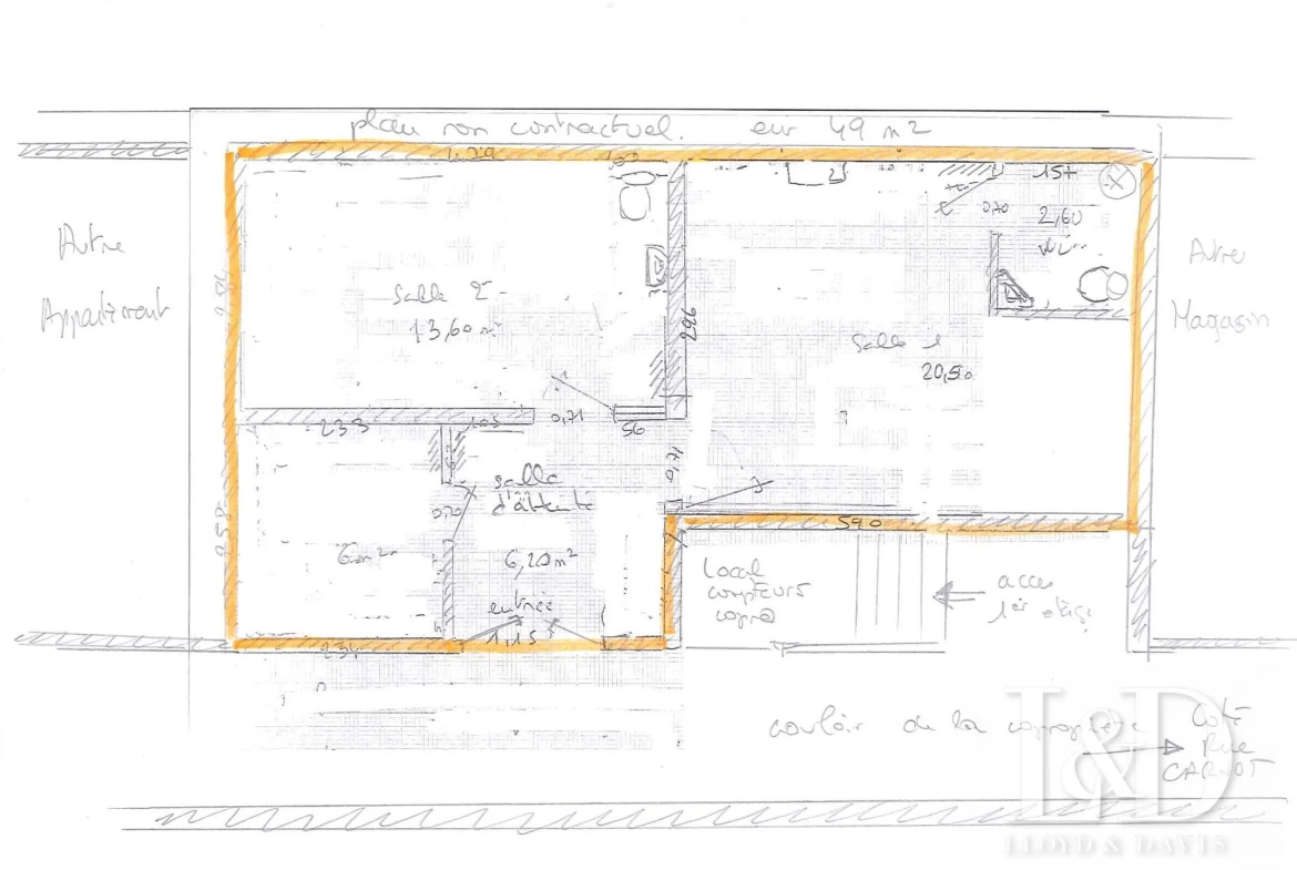 Local commercial polyvalent de 49 m² à Saujon, idéal pour profession libérale 