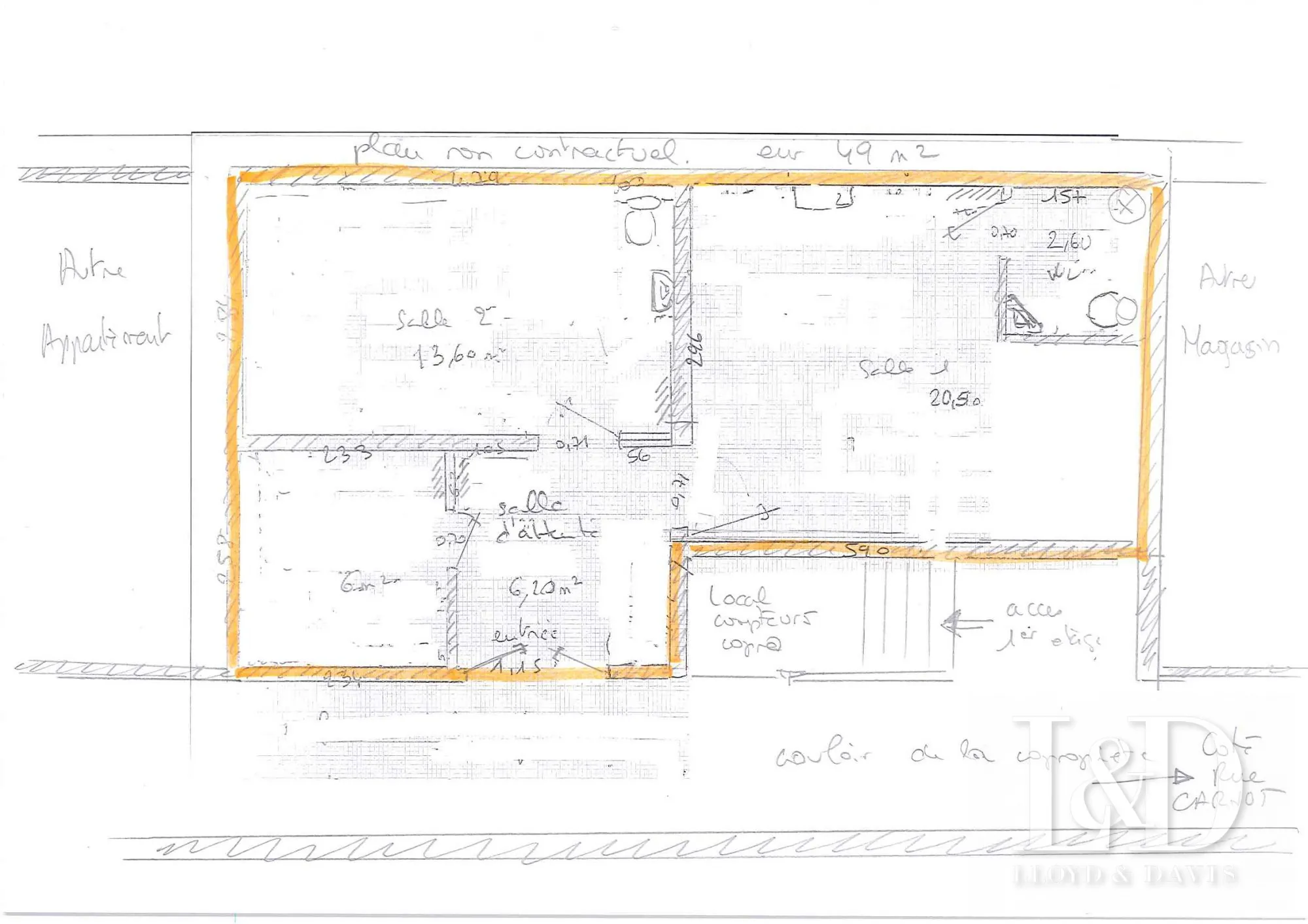 Local commercial polyvalent de 49 m² à Saujon, idéal pour profession libérale 