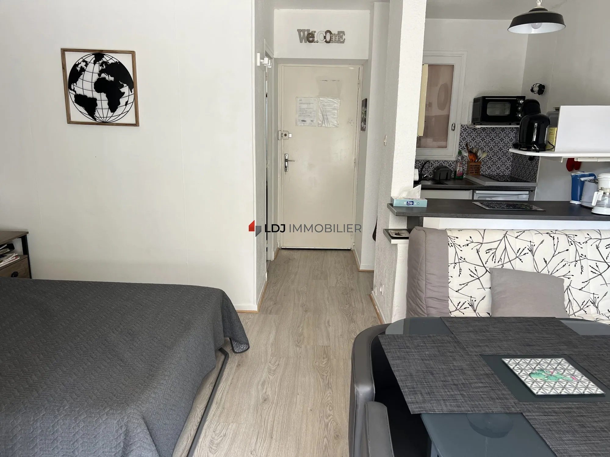 Studio meublé de 25m² avec terrasse et parking à Amélie-les-Bains-Palalda 