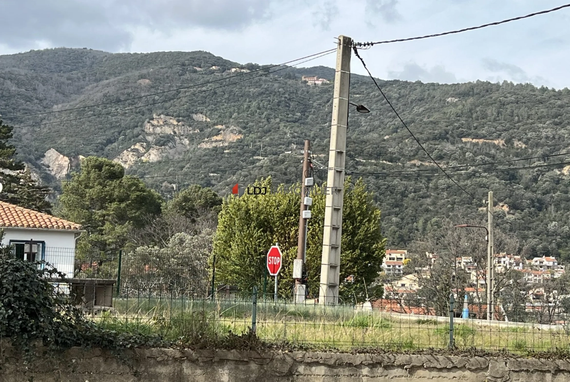 Studio meublé de 25m² avec terrasse et parking à Amélie-les-Bains-Palalda 