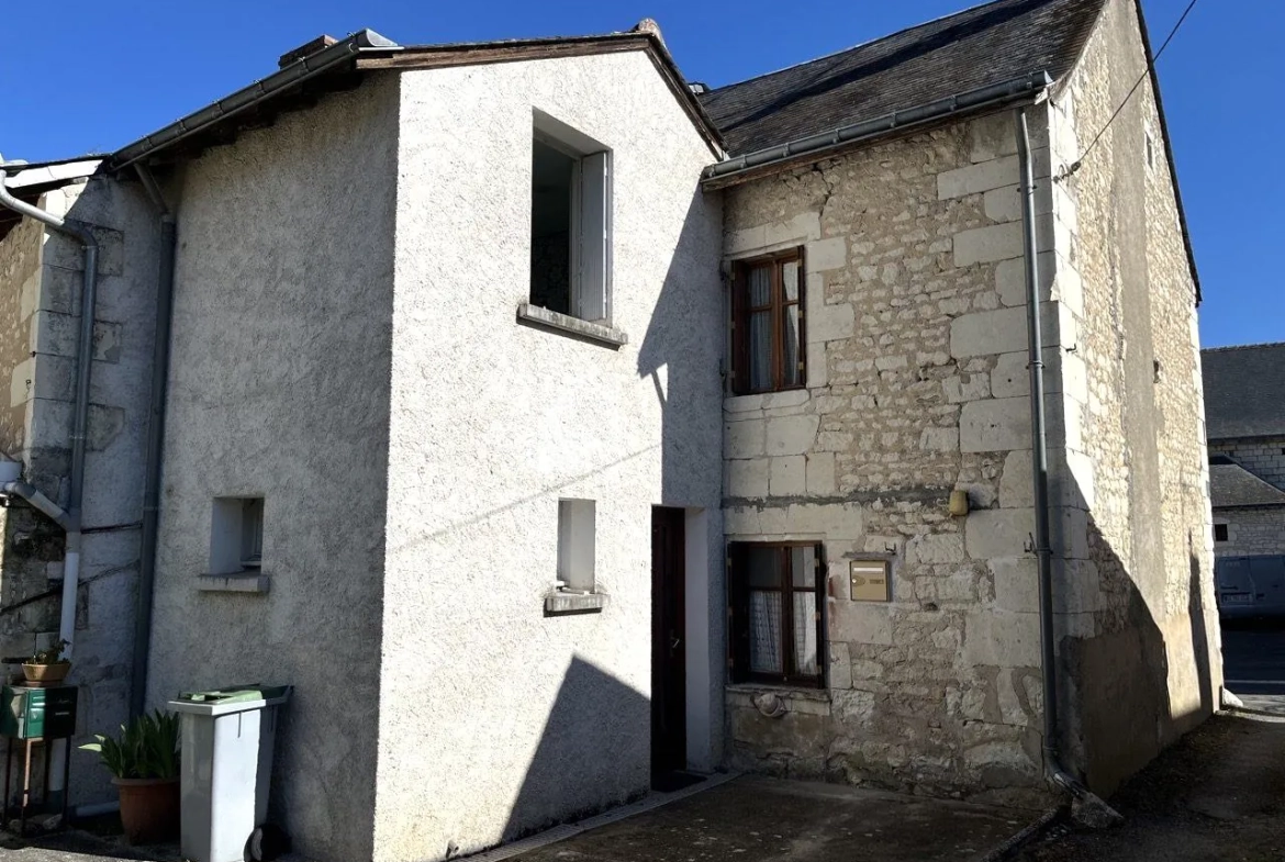 Charmante maison de bourg à rénover avec jardin et garage à Rilly-sur-Vienne 