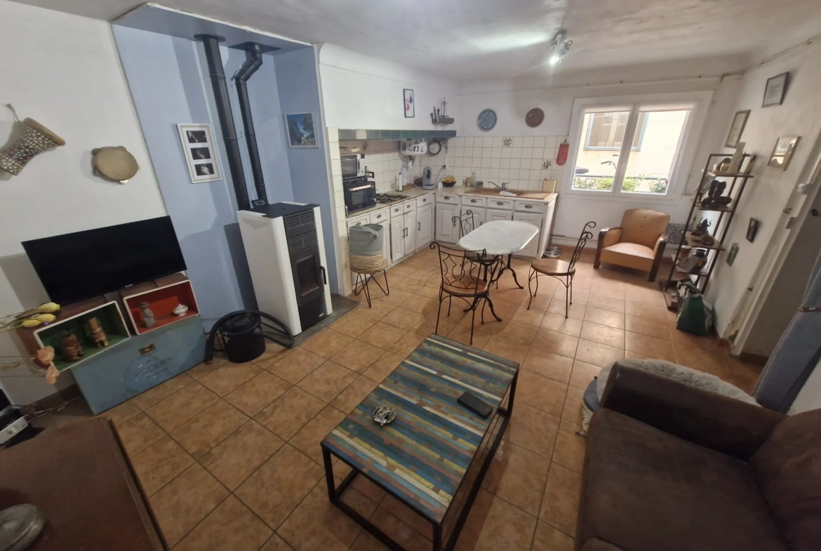 Maison de village à vendre à Claira (66) – 77 m² avec combles aménageables 
