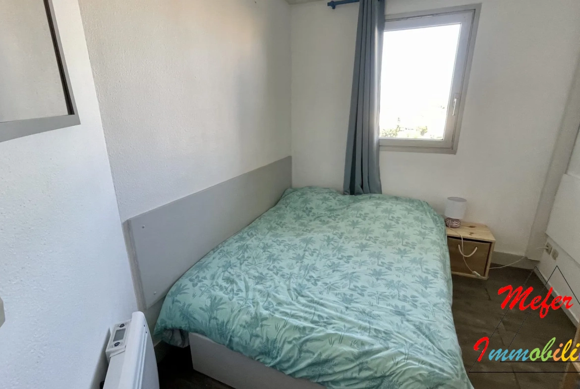 Appartement 2 pièces avec terrasse, piscine et vue sur Canigou à Canet-en-Roussillon 