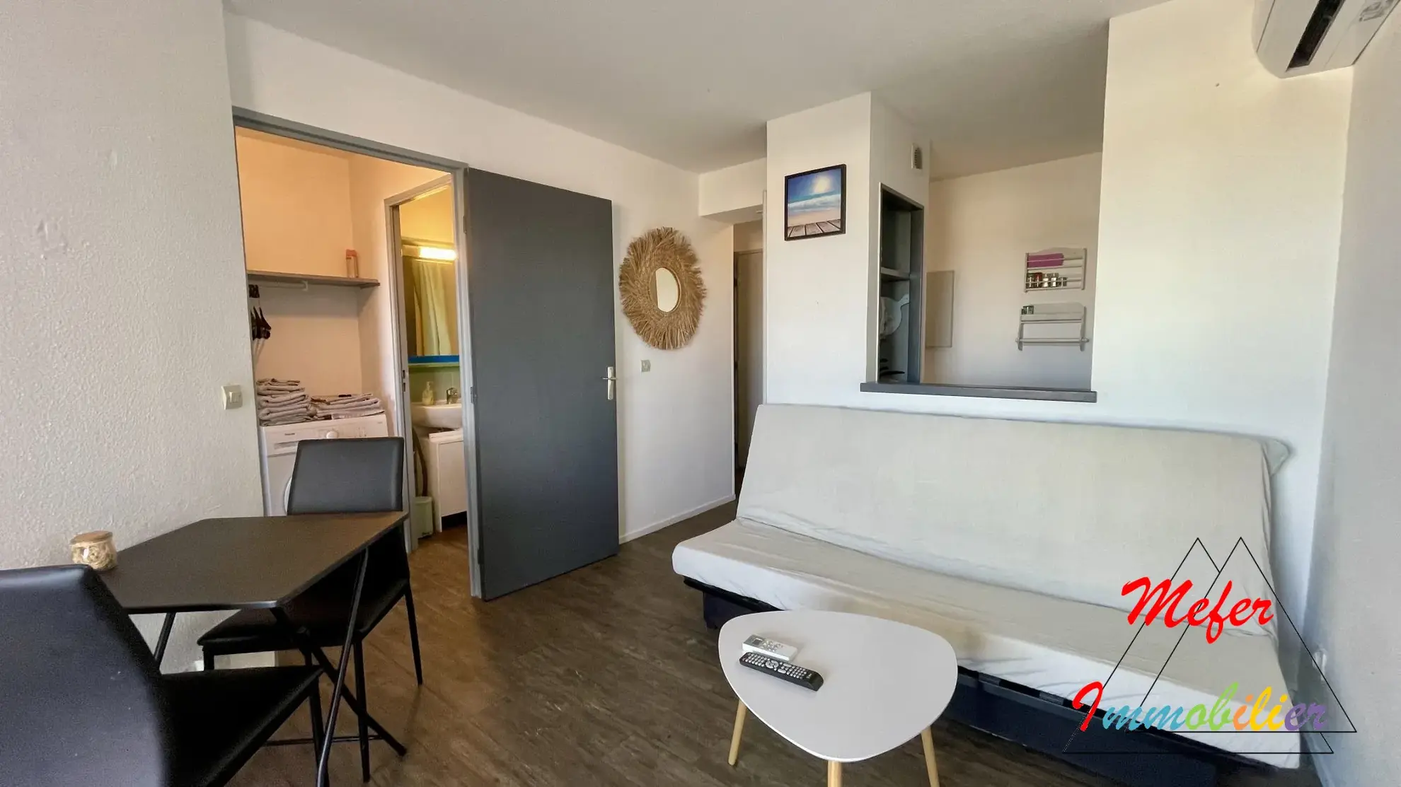 Appartement 2 pièces avec terrasse, piscine et vue sur Canigou à Canet-en-Roussillon 