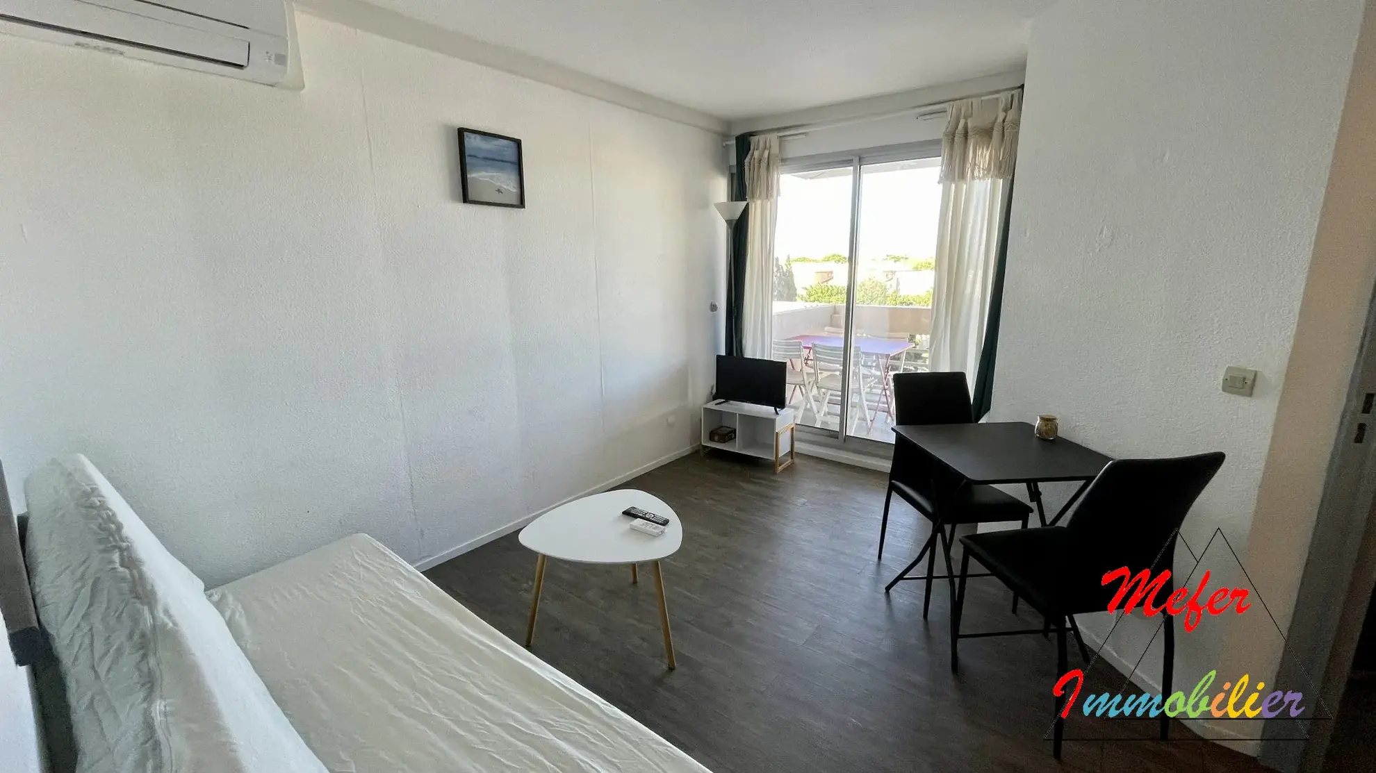 Appartement 2 pièces avec terrasse, piscine et vue sur Canigou à Canet-en-Roussillon 