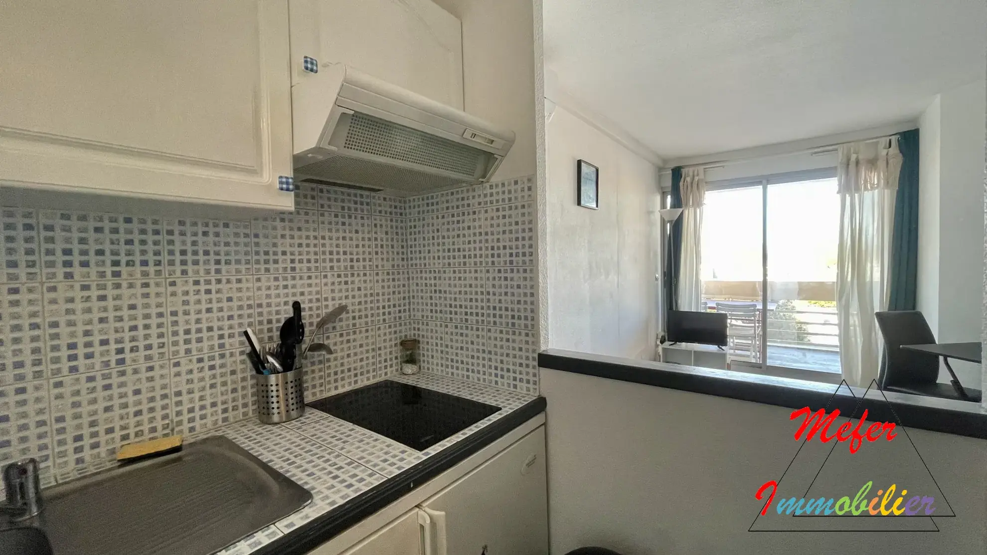 Appartement 2 pièces avec terrasse, piscine et vue sur Canigou à Canet-en-Roussillon 