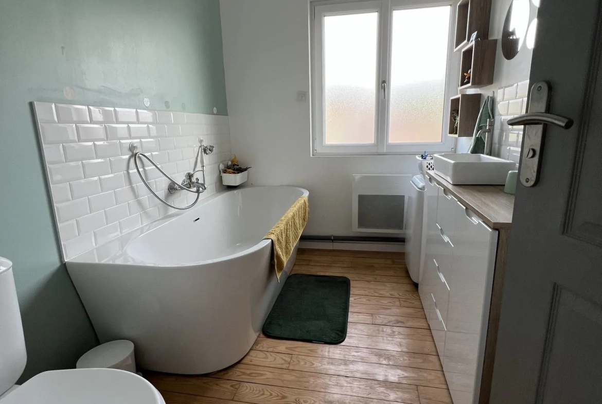 Maison à vendre à Saint-Michel-sur-Ternoise de 140m² avec jardin et cave 