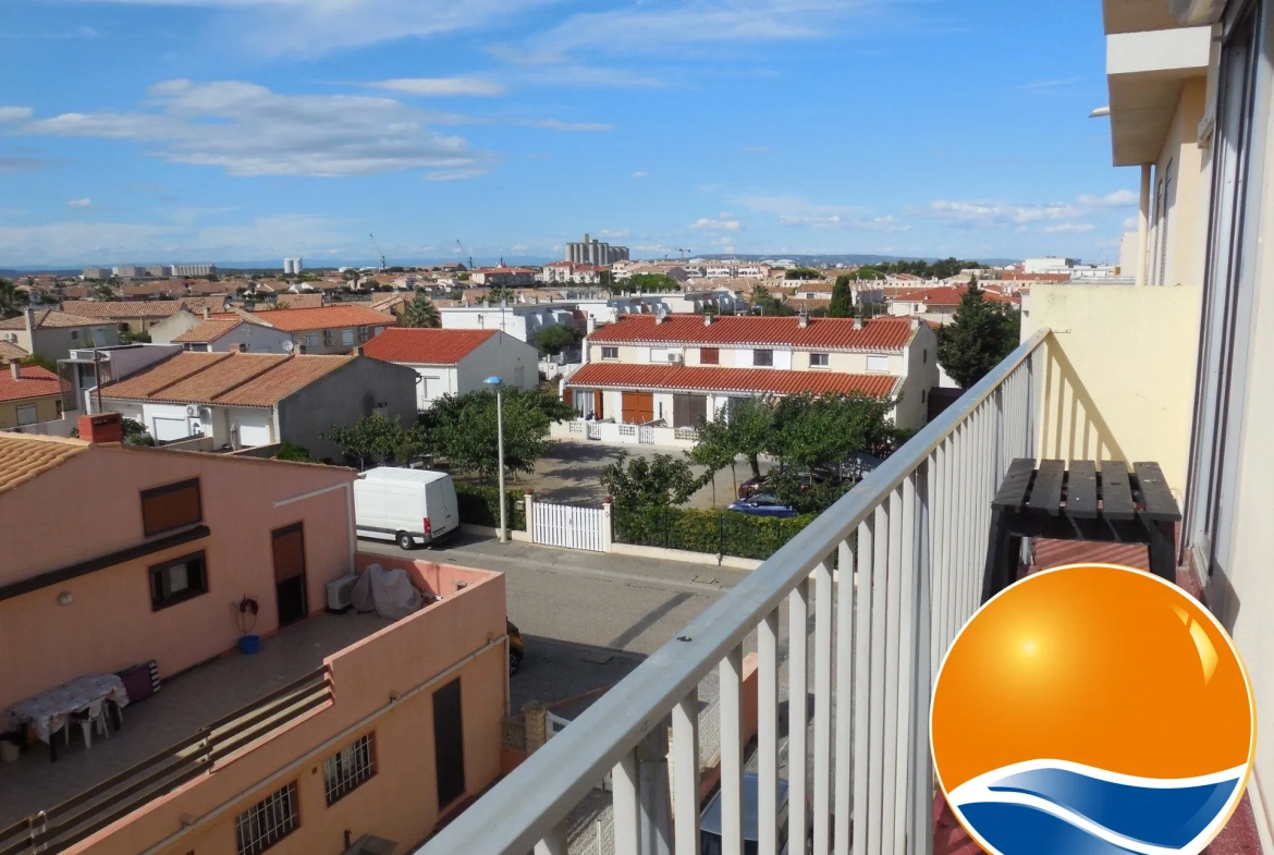 Appartement T3 avec piscine et vue mer à Port-la-Nouvelle 