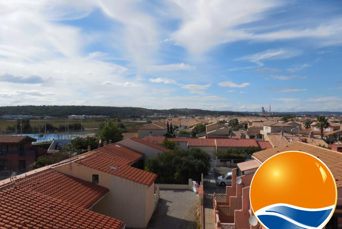 Appartement T3 avec piscine et vue mer à Port-la-Nouvelle 